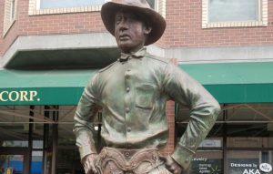"Colored Cowboy" George Fletcher Statue in Pendleton, Oregon