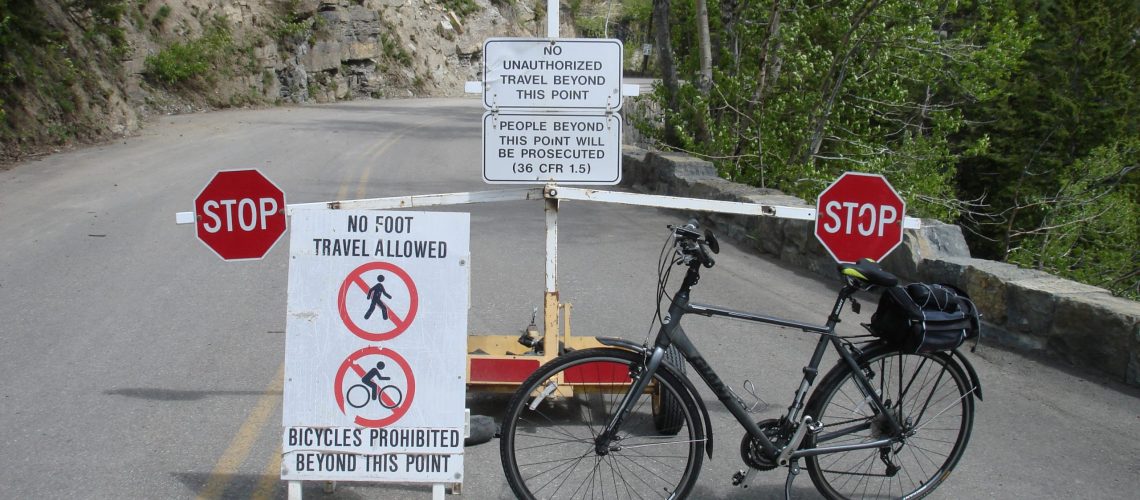 Glacier National Park Bike Riding