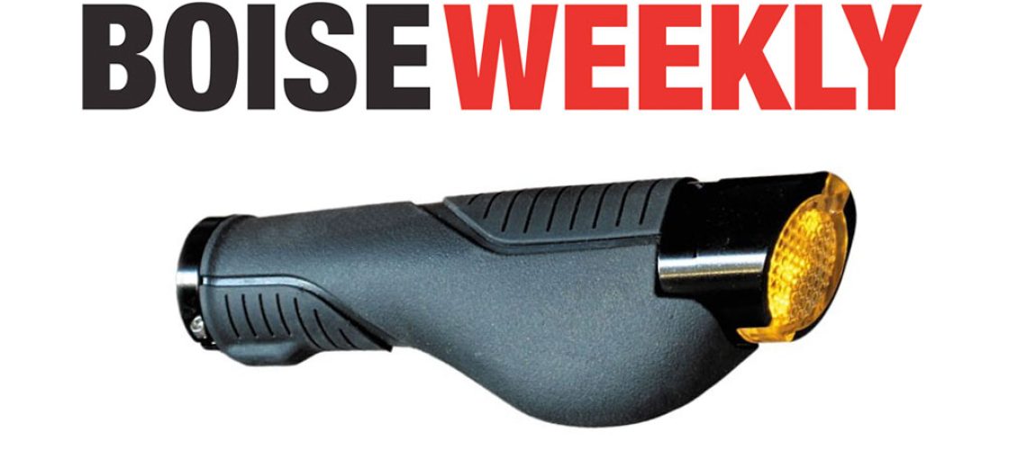 Boise Weekly Features FireFly Turn Signal Bike Grips